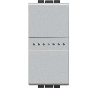 BTicino SNT4053AF Livinglight Deviatore Assiale Light, Grigio Tech