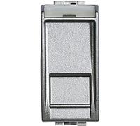 BTicino SNT4279C5ENF Livinglight Presa di Rete Light RJ45, Grigio Tech