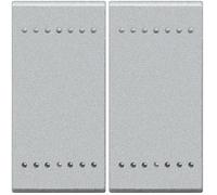 BTicino SNT4911K1F Livinglight FP Copritasto Illuminabile, 1 Modulo (Confezione da 2)