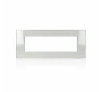 BTICINO SPA LNA4807KG Placca 7 Posti Grigio Ghiaccio