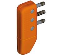 BTicino spina salvaspazio a squadra 16 A arancio Arancio