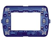 BTICINO SUPPORTO 3MODULI PLACCA MURALE MEDIO BLU TRIPLA
