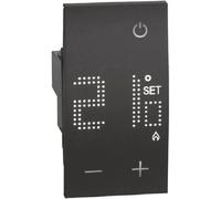 Bticino termostato ambiente 230V Living Now Nero - KG4441