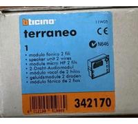 BTicino Terraneo 342170 Modulo fonico Per Sconto Extra Contattare Sul☎️ ✅