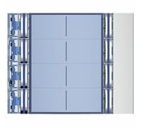 352181 FRONTALE 8 PULSANTI 2 FILE 1 MODDULO ALLMETAL SFERA NEW BTICINO