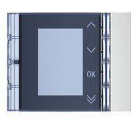 BTICINO TERRANEO 352501 Frontale display in finitura Allmetal