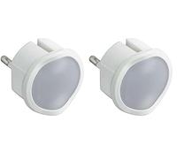 Bticino Torcia d'emergenza estraibile e Luce Notturna S3625DL, 220 volt, bianca (Confezione da 2)