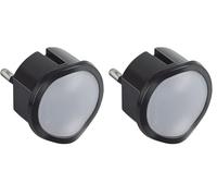 Bticino Torcia d'emergenza estraibile e Luce Notturna S3625GL, 220 volt, grigio antracite (Confezione da 2)