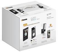 Bticino Videocitofono Interno Connesso e Posto Esterno, Kit Classe 300EOS with Netatmo, Installazione Facile, Compatibile con Alexa