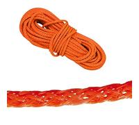 Cima Corda a Treccia Multifunzione di Sopravvivenza Arancione Galleggiante da 30 Metri e Diametro 80 mm con Gancio per Salvagente Anulare in Barca utilizzo Campeggio Scout