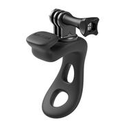 Btkigl per Insta 360 Ace&Ace Pro Supporto elastico per manubrio, fascia flessibile in silicone versatile avvolgente per action camera DJ I (nero)