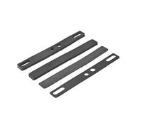 Btkigl, set di 4 pezzi per isolamento acustico, in schiuma di cotone, per tastiera meccanica fai da te, 6.25U 7U, barra spaziatrice, strumenti silenziosi (6,25u)