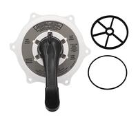BTLXU SPX0710XBA Coperchio chiave e maniglia di ricambio per Hayward SP0710, SP0710X, SP0711, SP0712 valvola multiporta, con guarnizione e O-Ring bianco.