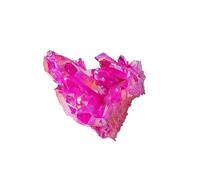 BTMDECOR Cristallo di quarzo naturale non trattato Aura Cluster - Ruvidi Angelo Bacchetta Punti Prisma Charms Pietra Guarigione Decorazione, 30-50g, Agata