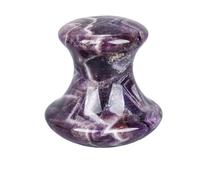 BTMDECOR Gua Sha - Massaggiatore viso in cristallo di ametista naturale per rilassamento e cura della pelle