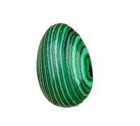 BTMDECOR Set di 3 mini uova in pietra di cristallo da 30 mm, pietre colorate artigianali per decorazione, artigianato e regali di festa, One Size, Agata