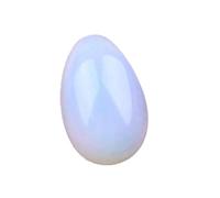 BTMDECOR Set di 3 mini uova in pietra di cristallo da 30 mm, pietre colorate artigianali per decorazione, artigianato e regali di festa, One Size, Agata