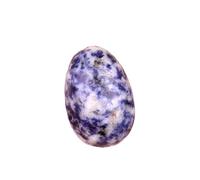 BTMDECOR Set di 3 mini uova in pietra di cristallo da 30 mm, pietre colorate artigianali per decorazione, artigianato e regali di festa, One Size, Agata