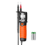 BTMETER BT-38B - Multimetro digitale voltmetro, tester di continuità, AC DC 600 V, tester di tensione, corrente e resistenza