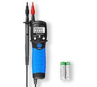 BTMETER BT-38C - Multimetro digitale a penna, 6000 conteggi, tester di continuità di tensione con cicalino, AC/DC 600V, resistenza 60MΩ, capacità, diodo, gamma automatica, conservazione dati, LCD