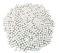 BTMIEY Piastrelle quadrate per mosaico in ceramica da 500 g, 500 pezzi, 1 x 1 cm, realizzate a mano, creative, micro mosaico creativo per gli amanti dei progetti fai da te e decorazioni per la casa