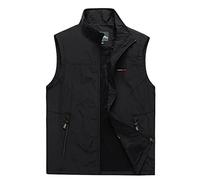 Btmpmcs Gilet da Pesca da Uomo All'aperto Casual Asciugatura rapida Giubbotto Sportivo Leggeri Traspirante Senza Maniche Giacche Fotografia Panciotto Campeggio Giacca Utility Gilet