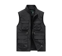 Btmpmcs Gilet da Pesca da Uomo All'aperto Giacca Multi-Tasca Senza Maniche Leggero Traspirante Panciotto Asciugatura Rapida Casual Campeggio Fotografia Caccia Giubbotto da Lavoro