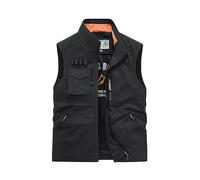 Btmpmcs Gilet da Pesca da Uomo All'aperto Giacca Multi-Tasca Senza Maniche Leggero Traspirante Panciotto Asciugatura Rapida Casual Campeggio Fotografia Caccia Giubbotto da Lavoro