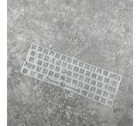 BTNCL Piastra di posizionamento, PC/FR4/POM/fibra di carbonio/piastra di montaggio PCB in ottone per tastiera meccanica al 60% GH60 (colore: PC satinato, dimensioni: piastra di supporto)