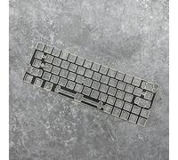 BTNCL Piastra di posizionamento, PC/FR4/POM/fibra di carbonio/piastra di montaggio PCB in ottone per tastiera meccanica al 60% GH60 (colore: nero FR4, dimensioni: supporto piatto)