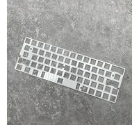BTNCL Piastra di posizionamento, PC/FR4/POM/fibra di carbonio/piastra di montaggio PCB in ottone per tastiera meccanica al 60% GH60 (colore: POM, dimensioni: montaggio PCB)