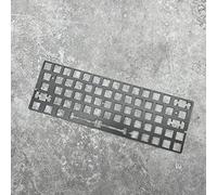 BTNCL Piastra di posizionamento, PC/FR4/POM/fibra di carbonio/piastra di montaggio PCB in ottone per tastiera meccanica al 60% GH60 (colore: fibra di carbonio, dimensioni: supporto piatto)