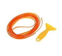 Btnuahq Interior Moulding Trim 5*M Arancione Universale PVC Modanatura Interna Trim Decora Striscia Linea Gap Filler Kit Piastra Alimentazione Carta Rivestimento Car Panel Cover
