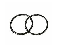 Btnuahq Interior Moulding Trim per BMW Serie 3 E90 E92 2005 2006 2007 2008 2009 2010 2011 2012 Cornice per Altoparlante Porta per in Fibra Carbonio Car Panel Cover