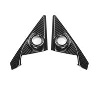 Btnuahq Interior Moulding Trim per Civic 2016 2017 2018 2019 10Th Gen Auto 2 Pezzi Interni Porta Anteriore Altoparlante Finestra Un Pilastro Copertura Trim Car Panel Cover