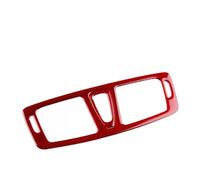 Btnuahq Interior Moulding Trim per Megane RS 2009 2010 2011 2012 2013 2014 2015 Car Center Console Air Vent Trim Reale Morbido Adesivo in Fibra Carbonio Car Panel Cover(Red Carbon)