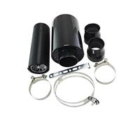 Btnuahq Tubo Aspirazione Aria Aria Scatola Filtro Aria O Senza Ventola Aspirazione Aria con Ventola Kit Induzione Alimentazione Freddo Universale Fibra Carbonio Tubo Aspirazione Motore(with Fan)