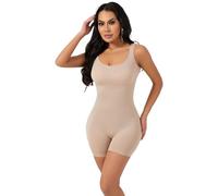 Btofellin Body Donna Shapewear Sexy Senza Maniche Elegante Bodysuit con Scollo U Spalla Larga Slim Casual Body Tops Controllo della Pancia Jumpsuit Intimo Elasticizzato Tuta Aderente Contenitivo