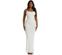 Btofellin Donna Estate Maxi Vestito Signore Backless Sexy Spaghetti Strap Costola Bodycon Lungo Abito Elegante Curvy Senza Maniche Clubbing Cocktail Party Abito Y6k Estetica Abiti