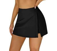 Btofellin Donna Gonna da Nuoto Costumi da Bagno Gonna Costruito Asciugatura Rapida 2 in 1 con Slip Fondo Bikini Gonna da Sportivo Bikini da Spiaggia da Bagno
