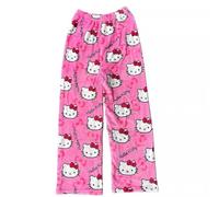 Btofellin Pantaloni Natalizi da Donna Pigiama Donna Invernale Pigiami da Y2k Cotone Animé Kawaii Pantaloni da Salotto per Le Feste di Natale
