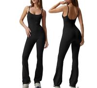 Btofellin Tuta Intera Donna Aderente Tutina Sexy Elegant Sportiva Jumpsuit Senza Cuciture Sport Abbigliamento Palestra Gym Yoga Workout Bodysuit