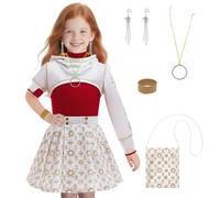 Btonai Nova zombie costume vampiri zombie cheerleader per ragazze Halloween Cosplay Dress 3PCS abiti uniformi per 3-12 anni