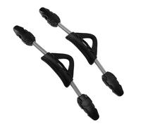 BTOSEP 2 cinghie a molla per pinne subacquee, in acciaio inox, con fibbie a sgancio rapido, per immersioni (nero #12)