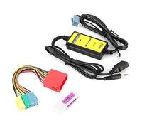 BTOSEP Adattatore CD da 8 Pin, Interfaccia Audio AUX per Audio per Auto | Amplificatore integrato, supporta ingresso jack da 3,5 mm, controlla la musica dal volante, si adatta a diversi modelli ,