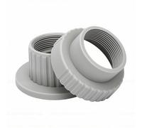 BTOSEP Adattatore di ricambio per fontana da piscina per piscine Funsicle e Summer Waves, installazione semplice, connettore universale a prova di perdite per piscine interrate e fuori terra, 2 unità