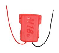 BTOSEP Adattatore per batteria sicuro, connettori per batteria al litio portatili compatti per applicazioni ad alte prestazioni, ABS, rosso, 1 unità