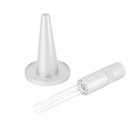 BTOSEP Ago per mescolare caffè, strumento ergonomico regolabile per una distribuzione uniforme della polvere nei negozi di caffè e dessert, in acciaio inox e alluminio, 1 unità (argento)