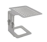 BTOSEP Bilancia per macchina da caffè, regolabile in altezza, resistente, per casa e barista, in acciaio inox 304, 1 unità (argento)