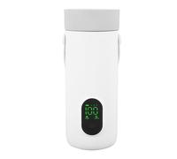 BTOSEP Bollitore Elettrico da Viaggio 350ML Bollitore Portatile per tè e caffè Riscaldatore per Acqua Calda 27000mAh USB Ricaricabile per Auto da Campeggio All'aperto (Spina europea)